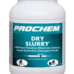 6 LD Jar of Prochem Dry Slurry, A Minimum Residue, Mximum Cleaning Carpet Extraction Detergent Powder