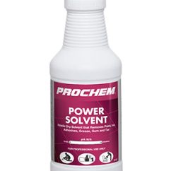 0.9 L Bottle of Power Solvent Volatile Dry Spotter for tape adhesives, glue, oil-based paint, tar, grease and other difficult solvent spots.