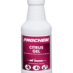 1 Quart Bottle of Prochem Citrus Gel, Spot Stain remover for tough oily stains.