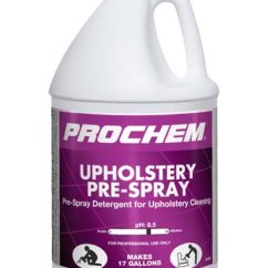 3.87 L bottle of Prochem Upholstery Pre-Spray Detergent for Upholstery Cleaning