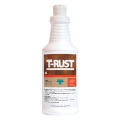 1 Quart Bottle of T-Rust by BridgePoint Systems a rust remover designed for carpets and fabrics.