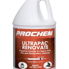 3.87 L Jug of Prochem Ultrapac Renovate, a Powerful Cleaner for Heavy-Duty Fire and Restoration Damage Cleaning