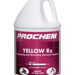 3.87 L Bottle of Prochem Yellow RX, a Yellowing & Browning Removal Treatment