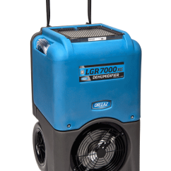 LGR7000 XLi Dehumidifier by DriEaz for warehouse humidity control, and flood restoration drying.