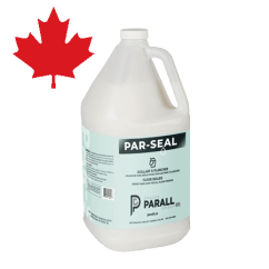 3.89 L jug of Par-Seal Floor Sealant for ommercial tile, commercial linoleum, terrazzo and concrete.