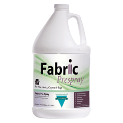 Gallon Jug of Fabirc Prespray for fine fabrics, carpets and rugs by Bridgepoint systems
