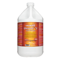 1 Gallon Jug of Unsoot Encapsulant Cleaner for Disaster Restoration Jobs by Prorestore