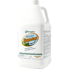 1 Gallon Jug of Benefect Original Disinfectant, broad spectrum botanical cleaner.