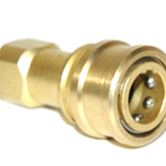 Female Quick Disconnect, 1/4" Brass