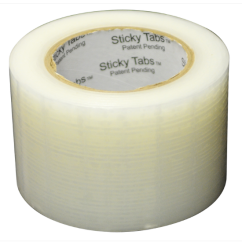 Hydro-Force Sticky Tabs 3"x3.5"x100'