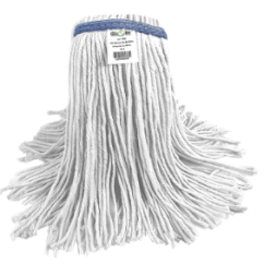 Globe Syn-Pro® Synthetic Narrow Band Wet /hite Cut End Mop - 16 Oz / White