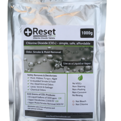 1 Package of RESET black, containing 1 500 g tablet of A compound and 1 500 g tablet of B tablet.