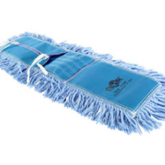 Globe Pro-Stat® Blue Tie-On Dust Mop Head - 24"L X 5"W / Blue