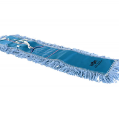 Globe Pro-Stat® Blue Tie-On Dust Mop Head - 36"L X 5"W / Blue