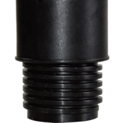 Flash Cuff, (2.5" ID or 2-3/4" OD) x 2" Male Vacuum Hose Thread