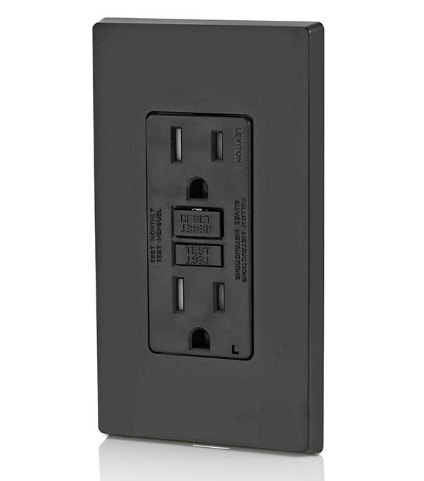 15 Amp GFCI Outlet with LED Indicator Light